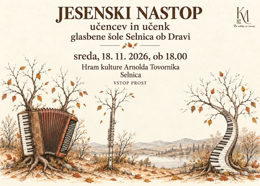 Jesenski nastop učenk in učencev glasbene šole Selnica ob Dravi