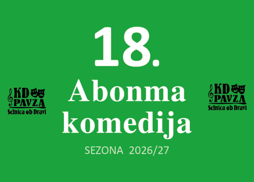 Abonma KOMEDIJA KD Pavza: Zbudi se, katka, v izvedbi gledališke skupine KD Gorenje